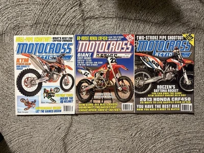 3 Lot Motocross Action Dirt Bike Magazine March May June 2013 - Image 1 of 2