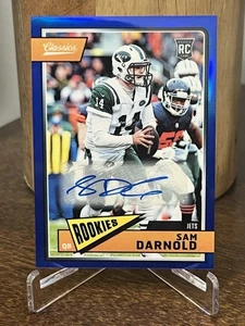 2018 Panini Honors Classics Sam Darnold RC Auto Blue /5 Jets-Seahawks eBay 1/1 - Picture 1 of 2
