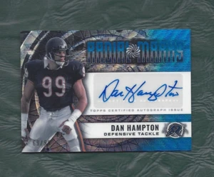 Carta calcio 2024 Topps Radial Marks Dan Hampton Chicago Bears autografata #/99 - Foto 1 di 2