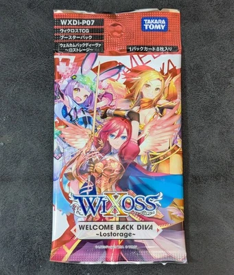 1pack WIXOSS WXDi-P07 TCG Booster WELCOME BACK DIVA Lostorage Contains 8 cards - Image 1 of 2