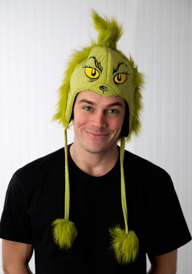 Deluxe Grinch Hoodie Hat - Image 1 of 1