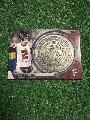 2014 Topps NFL Kickoff Coin Card Matt Ryan #NFLKC-MR Atlanta Falcons AL1 - Image 1 of 2