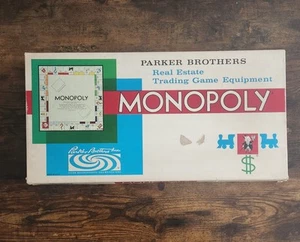 Parker Brothers Vintage Monopoly EE. UU. 1961 Juego de Mesa Juego Corto Incluido (GS - Imagen 1 de 6