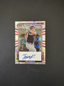 2024 Stars/Stripes Baseball Jace La Violette Crystal 20/25 Auto nts-jl, Z-1 - Picture 1 of 2