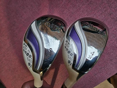 Tommy Armour Pravada 4 & 5 Hybrid 27* & 24* RH Ladies Graphite ~37.5" - Image 1 of 4