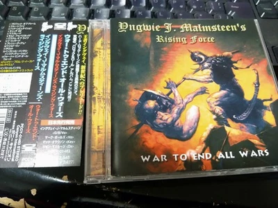 YNGWIE MALMSTEEN / WAR TO END ALL WARS+2 JAPAN CD with OBI Foto 1 de 3