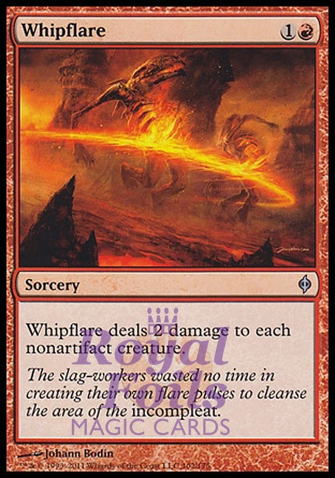 Whipflare 1x FOIL NPH MTG New Phyrexia Uncommon MINT red - Image 1 of 1
