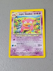 Pokemon Light Slowbro Neo Destiny 51/105 Uncommon *Creased* - Picture 1 of 11