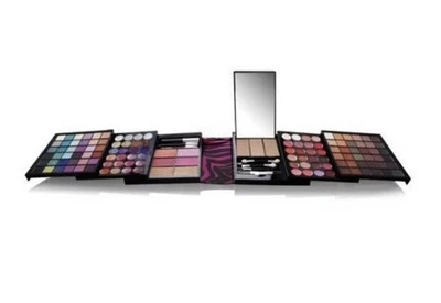 Cameo 129 Color Eye Shadow Cosmetic Make Up Collection Beauty Kit Zebra Print - Image 1 of 4