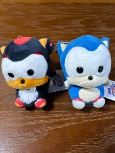 Set mascotte peluche Sonic the Hedgehog Sonic & Shadow SEGA Store Tokyo 2025 Giappone - Foto 1 di 4