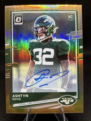 2020 Panini Donruss Optic Rookies Bronze Prizm Ashtyn Davis #145 Rookie Auto RC - Image 1 of 2