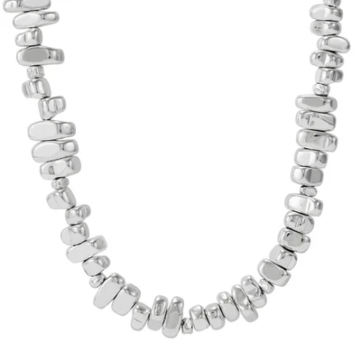 New Silpada 'Collected Beauty' Sterling Silver Natural Hematite Necklace, 18" + - Image 1 of 4