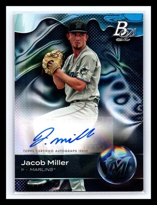 💥 2023 Bowman Platinum - Top Prospects Jacob Miller #TOP-7 AUTO (AU, RC) - Image 1 of 2