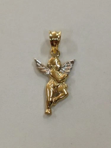 10K YELLOW GOLD ANGEL PENDENT  - Image 1 of 1
