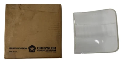 1970 Chrysler 300 Left Driver Side Parking Lamp Light Clear Lens 3420633 NOS - Image 1 of 4