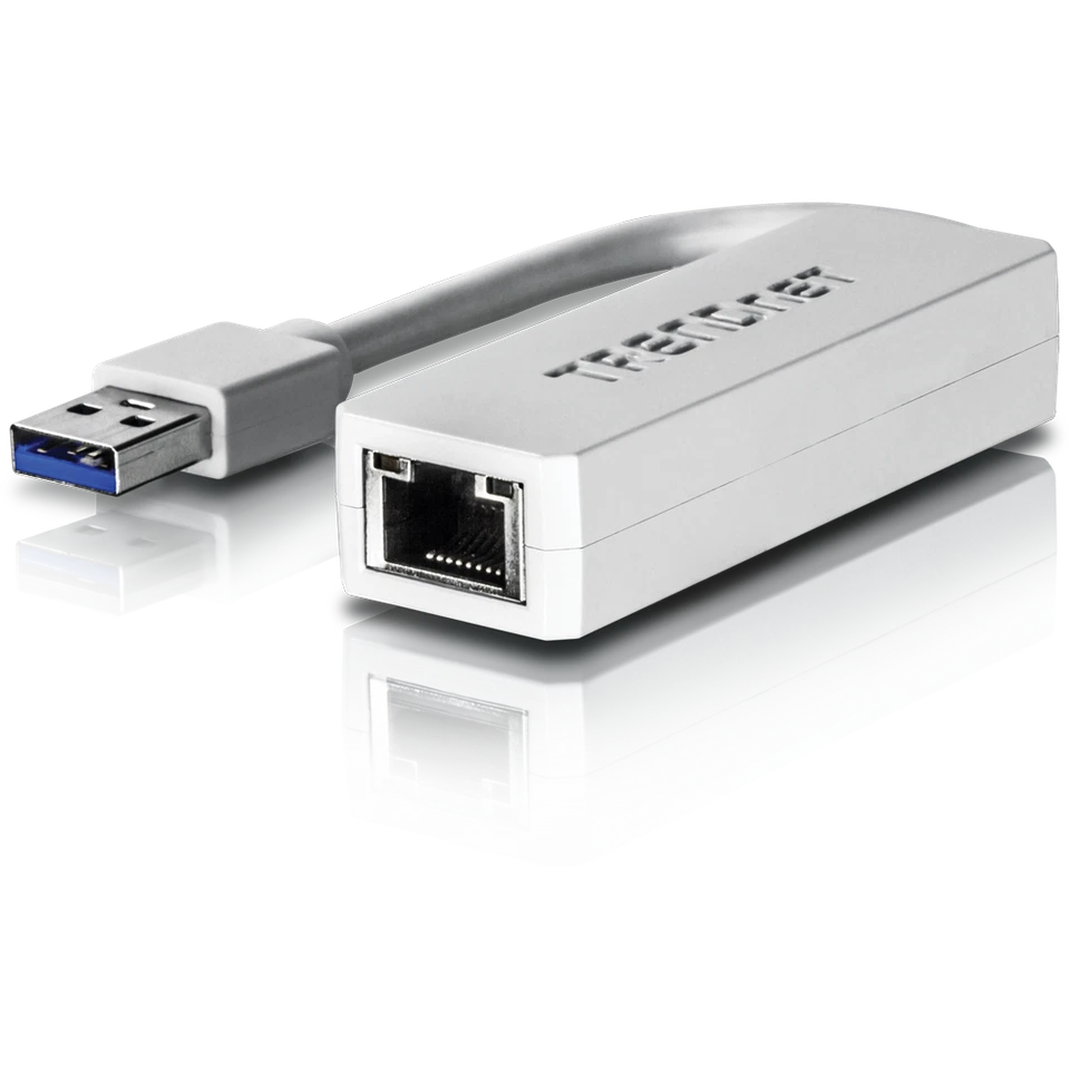 TrendNet TU3-ETG USB 3.0 Adapter - Gigabit Ethernet (Version v1.0R) - Image 1 of 2