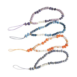 4 Pcs Kristallsteinarmband Telefonseile Zum Aufhängen Von Telefonen - Zdjęcie 1 z 12