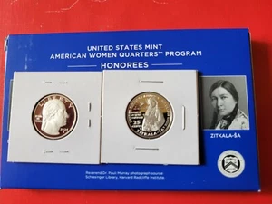 2024 S American Women- Zitkala-Sa Proof Quarter from Mint Set (24WP)! - Picture 1 of 4