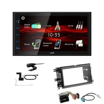 JVC KW-M180DBT 2DIN DAB+ Autoradio für Ford Explorer 2005-2010 schwarz - Bild 1 von 4