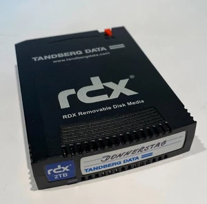 RDX Cartridge 2 TByte 8731-RDX Tandberg, geprüft, voll in Ordunng SN...476 - Afbeelding 1 van 4