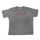 CARHARTT T-Shirt Grey Short Sleeve Mens 3XL