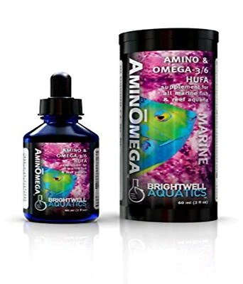 Brightwell Aquatics AminOmega - Amino y Omega - Suplemento HUFA 3/6 125 ml Foto 1 de 3