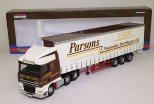 Corgi CC13221 Parsons DAF XF cabina spaziale e tenda scala 1,50 nuova in scatola 1,50 - Foto 1 di 1
