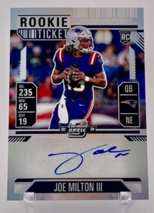 Joe Milton III 2024 Panini Contenders Optic No. 106 Autographed Rookie Card - Picture 1 of 2