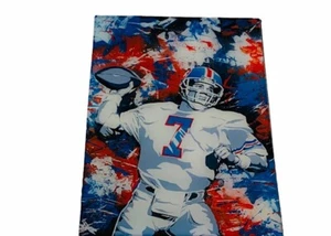 John Elway Magnet Denver Broncos art picture HOF football NFL signed auto Orange - Picture 1 of 3