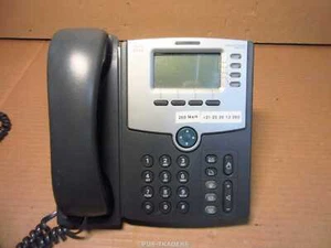 Cisco SPA514G VOIP IP Telephone Phone 2-Port Gigabit Switch + HANDSET & STAND - Afbeelding 1 van 4