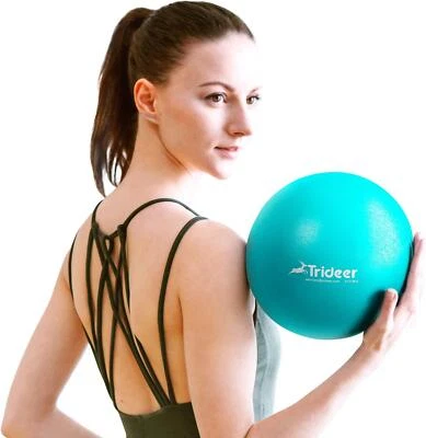 Trideer Pilates Ball 9 Inch Core Ball, Small Exercise Ball With Exercise Guide - Image 1 of 4