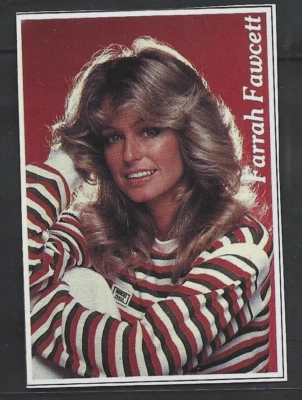 1986 Dutch FARRAH FAWCETT Charlie's Angels TV Star Card - Image 1 of 2