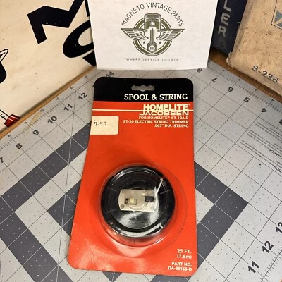 NOS Homelite Jacobsen Spool & String. Part DA-95159-D .065 ST-10 ST-20 - Image 1 of 4