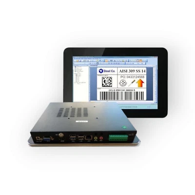 Touchscreen Panel Industrial Computer 10 Inch with HDMI, VGA, USB, Ethernet - Image 1 of 4