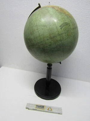 alter Erdglobus Dietrich Reimers Berlin 1930 Globus Weltkugel Holzgestell Erde - Bild 1 von 4