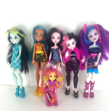 Lot Of 6 Monster High Dolls Frankie Stein Cleo De Nile Electrified