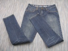 Allsaints Jeans Adult Men W29 L34 Blue Dakota Skinny Fit Zip Fly Logo Cotton