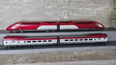 Mehano SNCF TGV Thalys 4teilig +Gleischstrom +Analog + LED Innenbel. - Bild 1 von 4