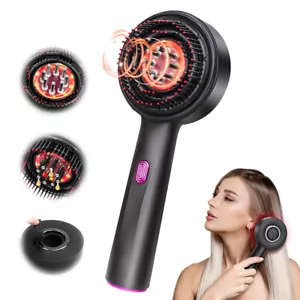 Red Light Therapy Hair Oil Applicator Electric Scalp Massager Brush Massage Comb - Picture 1 of 15