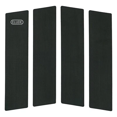 ELUDE Front Surfboard Traction Pad, Micro Grooves, Full Size, 3M - Black - Image 1 of 4