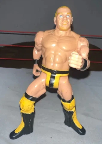 Shane Douglas Osft Wrestling Action Figure Wwe 1999 Yellow Black Toy Cover