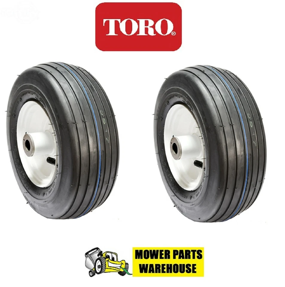 ROTARY 2 NEW PNEUMATIC TIRE WHEEL ASSEMBLY TORO TIMECUTTER 130-0736 11X4.00-5 ZS SS MX
