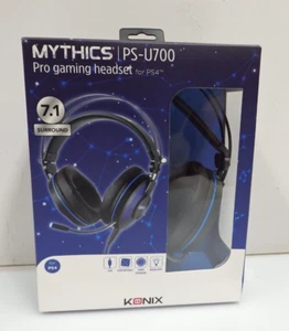 Konix PS-700 Gaming Over-ear headset Corded 7.1 Surround Black, Blue V - Picture 1 of 4