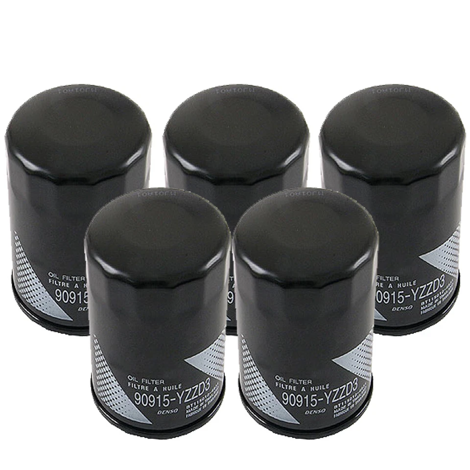For Toyota 4Runner Tacoma Land Cruiser Sequoia Set of 5 Engine Oil FIlters - Image 1 of 1