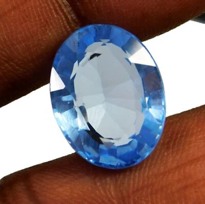 Natural 12.80 Ct Oval Genuine Quality Unheated COBALT SPINEL Certified Gemstone - Picture 1 of 2