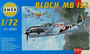SMER BLOCH MB 152, Frankreich, WW II,Bausatz 1:72, 0840, 38 Teile, OVP, NEU - Bild 1 von 3