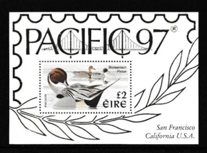 IRELAND Pintail PACIFIC '97 MNH souvenir sheet - Picture 1 of 1