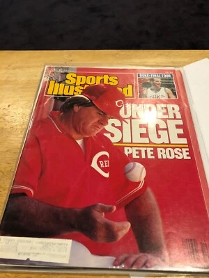PETE ROSE Sports Illustrated Excelente 3 de abril de 1989 Bajo asedio Foto 1 de 4