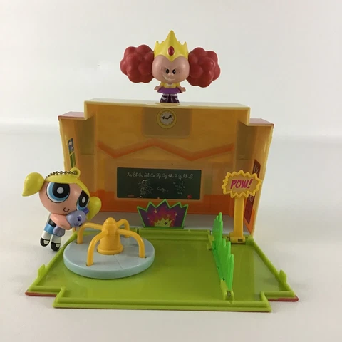 Powerpuff Girls Princess Morbucks Schoolyard Playset Bubbles Action Figures Toy Cover