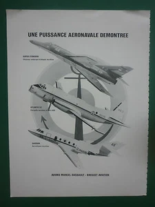 11/1982 PUB ASSAULT ATL GARDIAN SUPER ETENDARD MARINE NATIONALE AERONAVALE AD - Bild 1 von 1